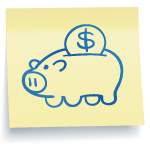 PostIt-PiggyBank